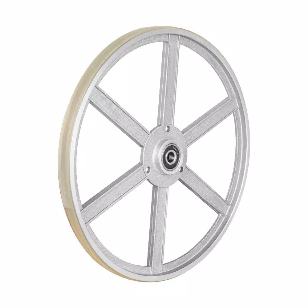 POWERTEC Heavy-Duty Urethane Tires For Bandsaw, 9 in. Dia x 1/2 in. Wide (2-Pack)