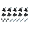 POWERTEC 1/4-20 in. x 1-1/2 in. Bolts, Washers, T-Track Knobs (10-Set)