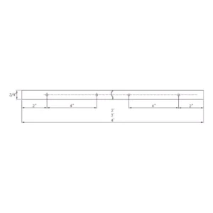 POWERTEC 24 in. Universal T-Track (2-Pack)