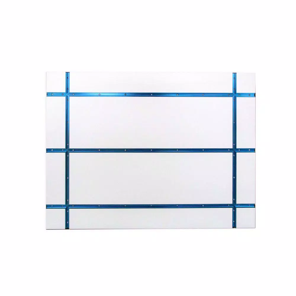 POWERTEC 28 in. x 40 in. x 1-1/8 in. T-Track Table Top with Built-In T-Tracks Intersections