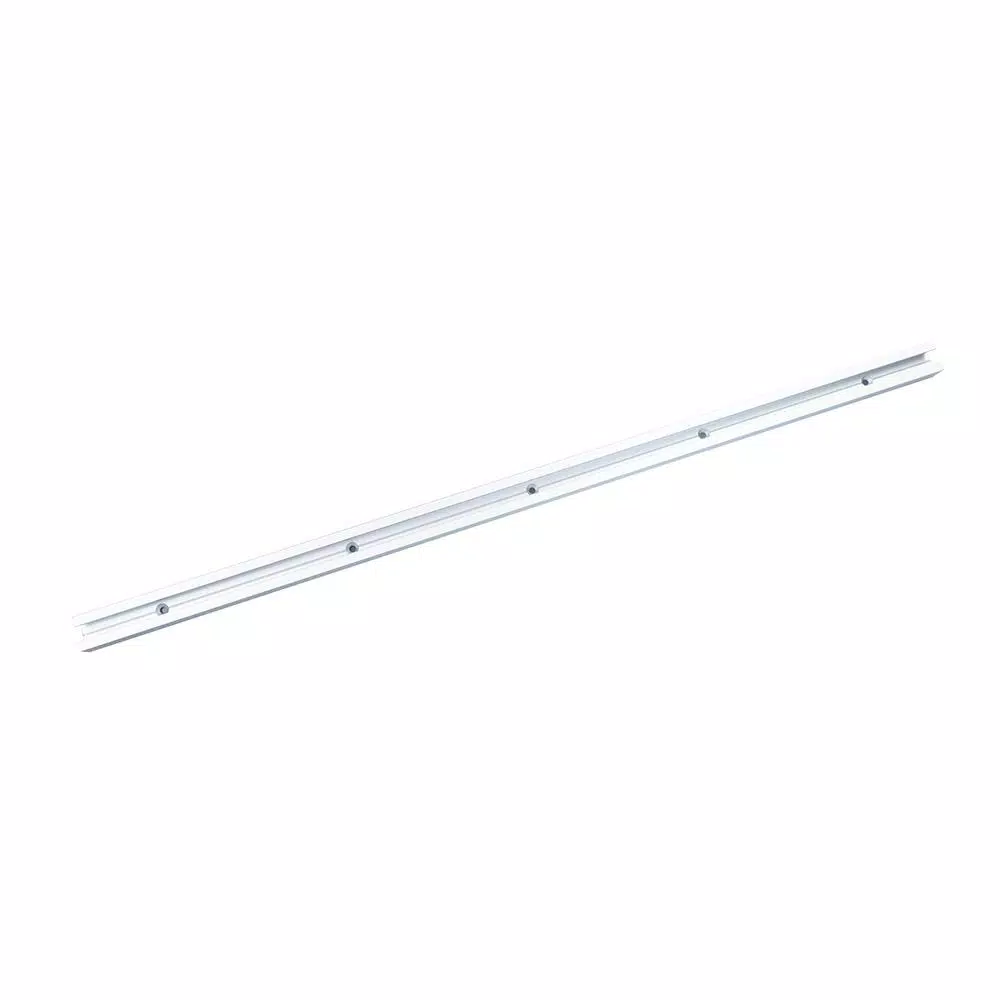 POWERTEC 24 in. Heavy-Duty Aluminum T-Track Specialized T Slot Track for 3/8 in. Hex Bolt and T Bolts 1/4 in.-20 and 5/16 in.-18