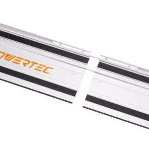 POWERTEC 55 in. Track Saw Guide Rail with Connector for Makita or Festool Track Saw (2-Pack)