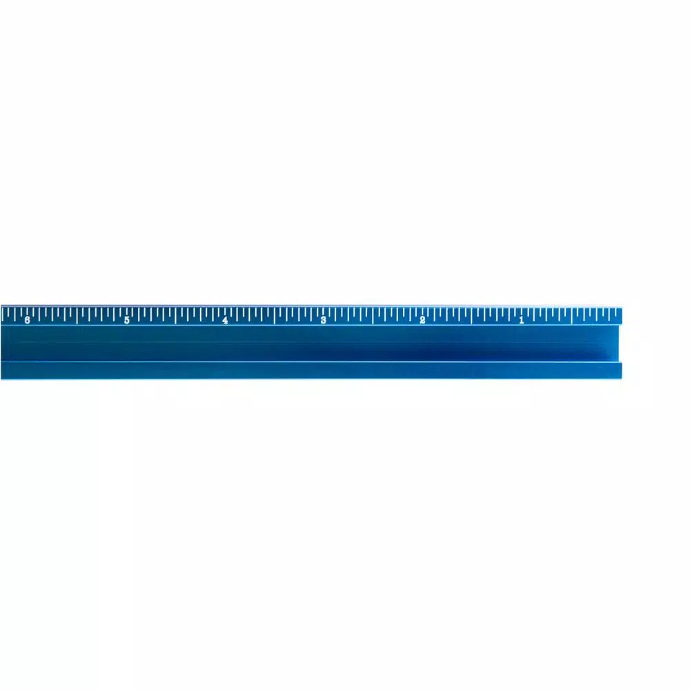 POWERTEC 3 in. x 24 in. Aluminum Multi T-Track Fence for Jigs and Fixtures with Laser Measured Right to Left