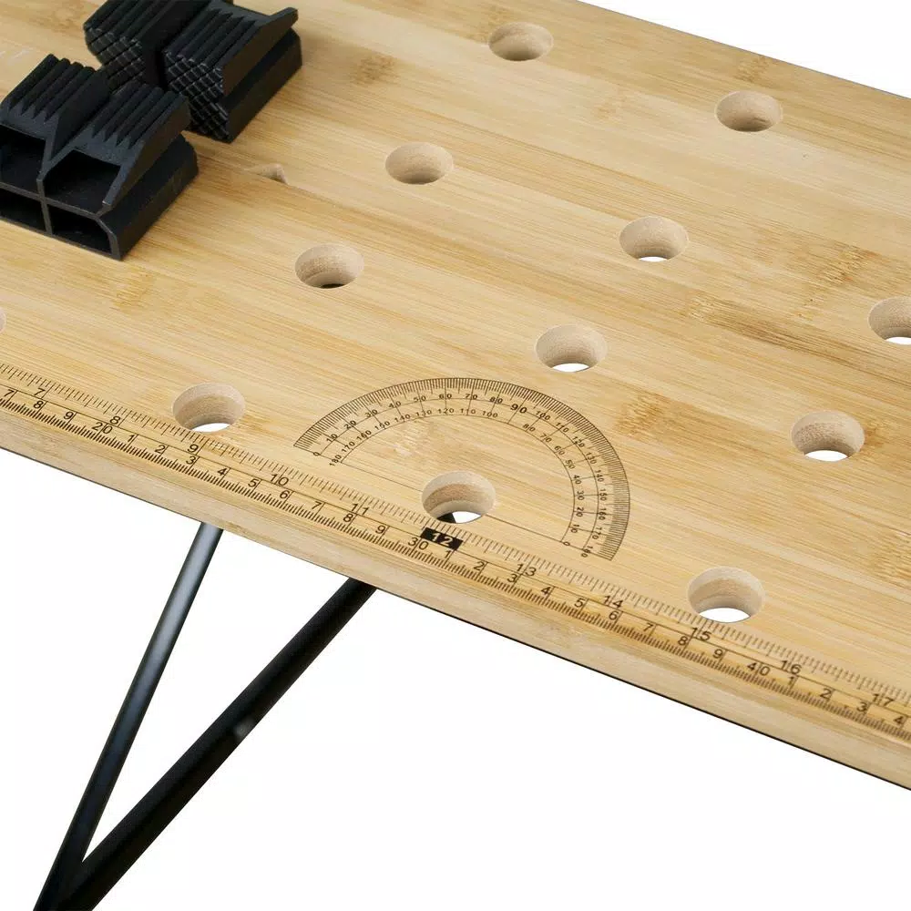 POWERTEC Workbench with Bamboo Top