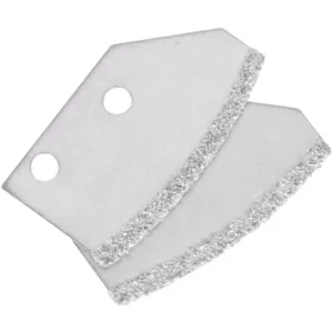 QEP Professional Handheld Grout Saw with Blade Storage and 2 Blades for Cleaning, Stripping and Removing Grout