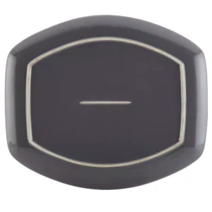 Rachael Ray Cityscapes Dark Sea Salt Gray Ceramic Hot Chip and Dip Set