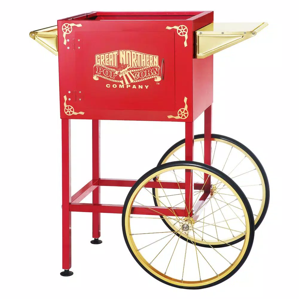 Great Northern Red Replacement Cart for Larger up to 8 oz. Roosevelt Style Popcorn Machines