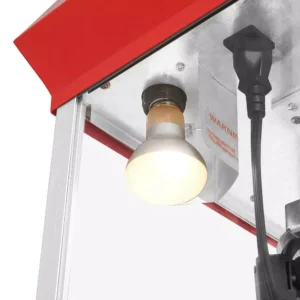 Great Northern 4 oz. Red Stainless Steel Foundation Popcorn Machine Top