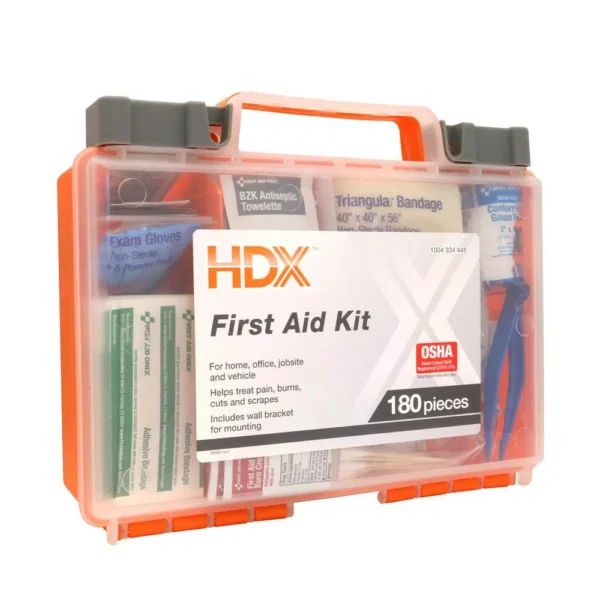 HDX 180-Piece First Aid Kit – PAX Depot