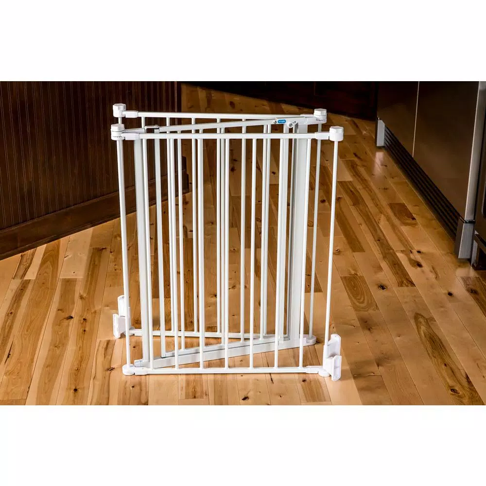 Regalo 31" Metal Flexi Gate Extra Wide Configurable Walk-Through Gate