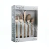 MegaChef Cravat 20-Piece Matte Rose Stainless Steel Flatware Set (Service for 4)