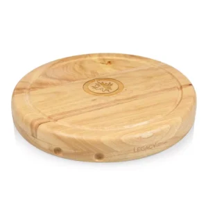 Picnic Time Winnipeg Jets 10.20 in. Natural Wood Cheese Board and Tool Set