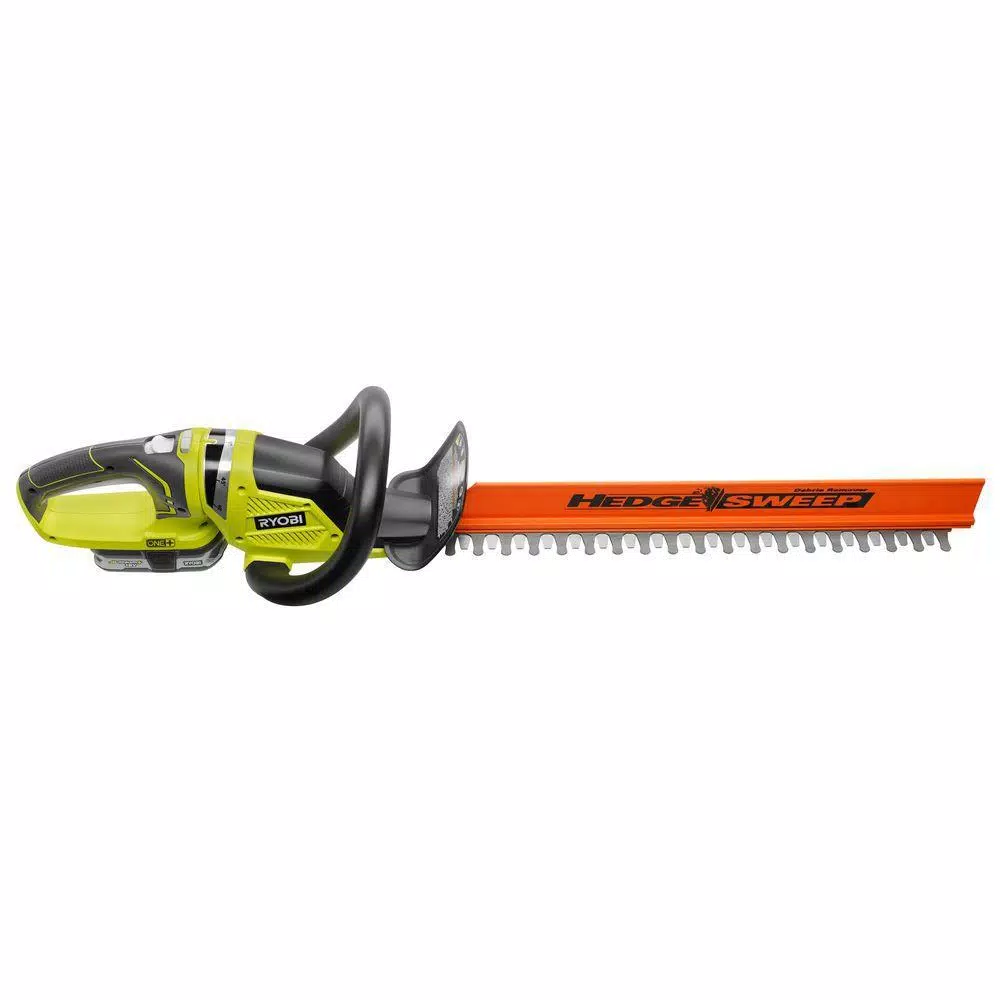 RYOBI ONE+ Lithium+ 22 in. 18-Volt Lithium-Ion Cordless Hedge Trimmer - 1.5 Ah Battery and Charger Included