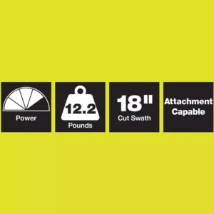RYOBI 25 cc Gas 2-Cycle Attachment Capable Full Crank Straight Shaft String Trimmer and Ultimate Attachment Kit