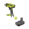 RYOBI 18-Volt ONE+ Cordless 1/4 in. Hex QuietSTRIKE Pulse Driver with 1.5 Ah Compact Lithium-Ion Battery