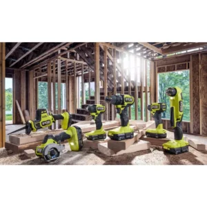 RYOBI ONE+ HP 18V Brushless Cordless Compact 1/4 in. Impact Driver and One-Handed Recip Saw Kit with (2) Batteries, Charger