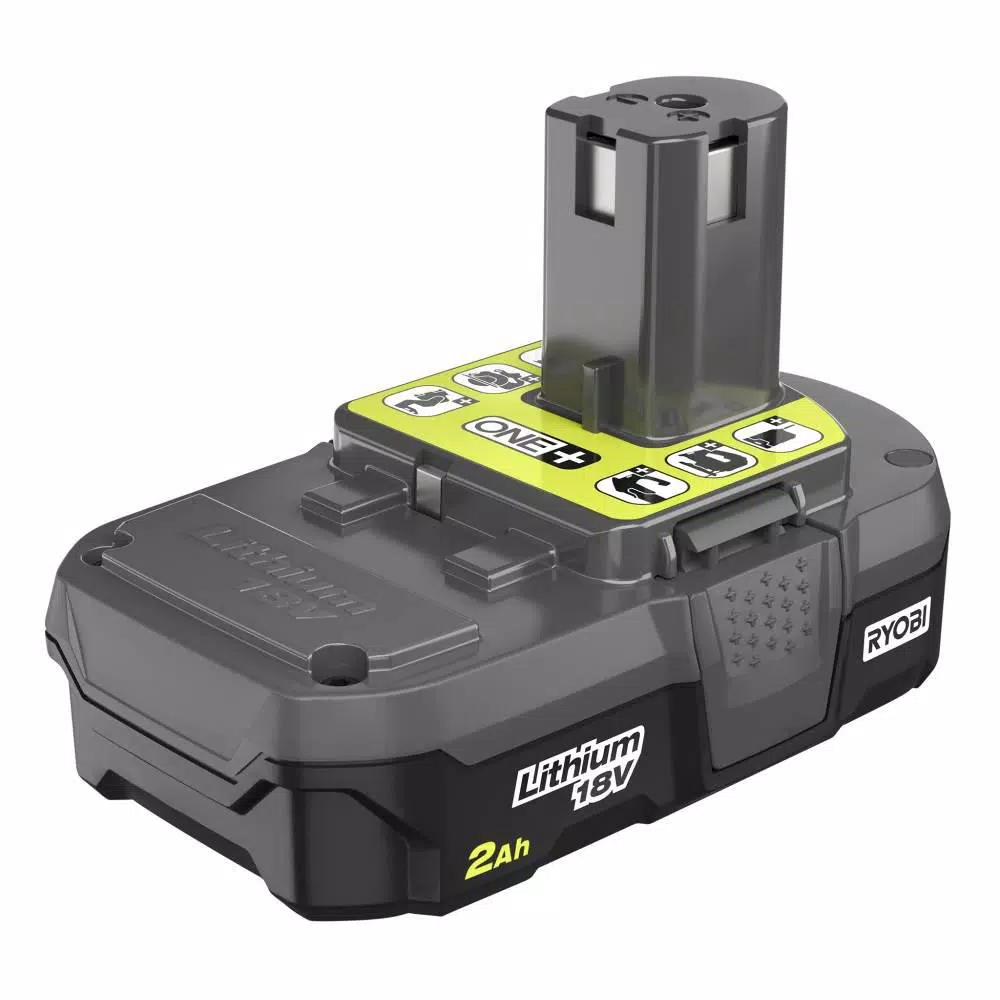 RYOBI 18-Volt ONE+ 2.0 Ah Lithium-Ion Compact Battery (2-Pack)