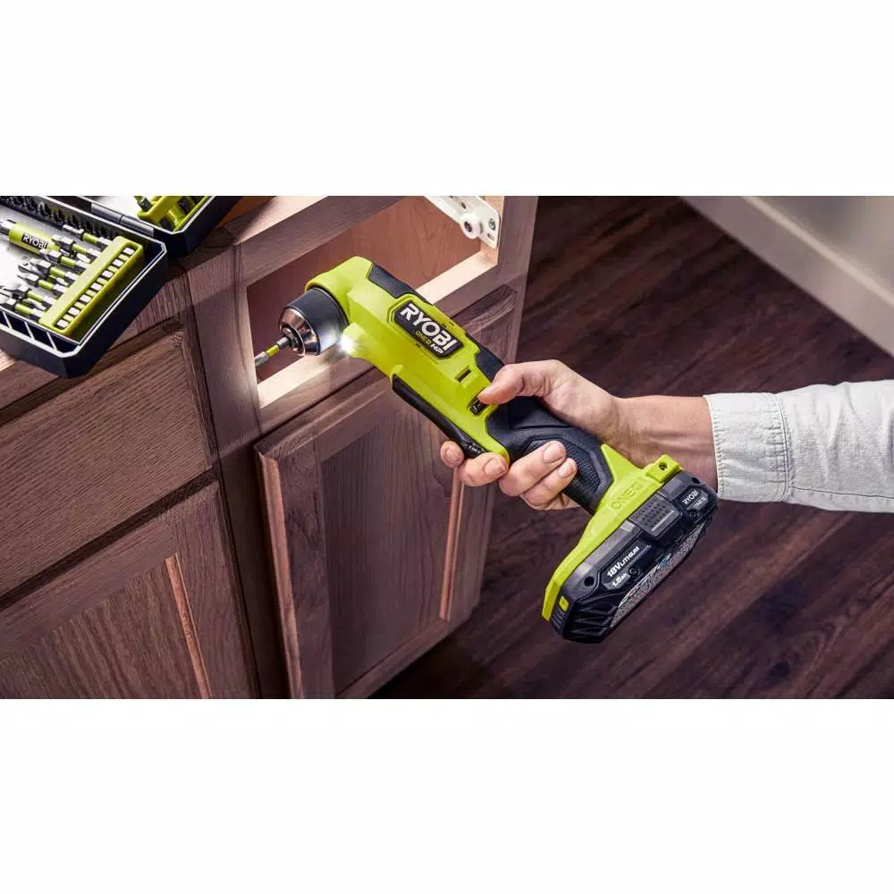 RYOBI ONE+ HP 18V Brushless Cordless Compact 3/8 in. Right Angle Drill (Tool Only)