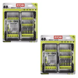 RYOBI Impact Rated Driving Kit (40-Piece) 2-Pack
