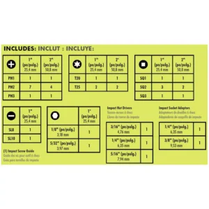 RYOBI Impact Rated Driving Kit (40-Piece) and Impact Rated Driving Kit (50-Piece)
