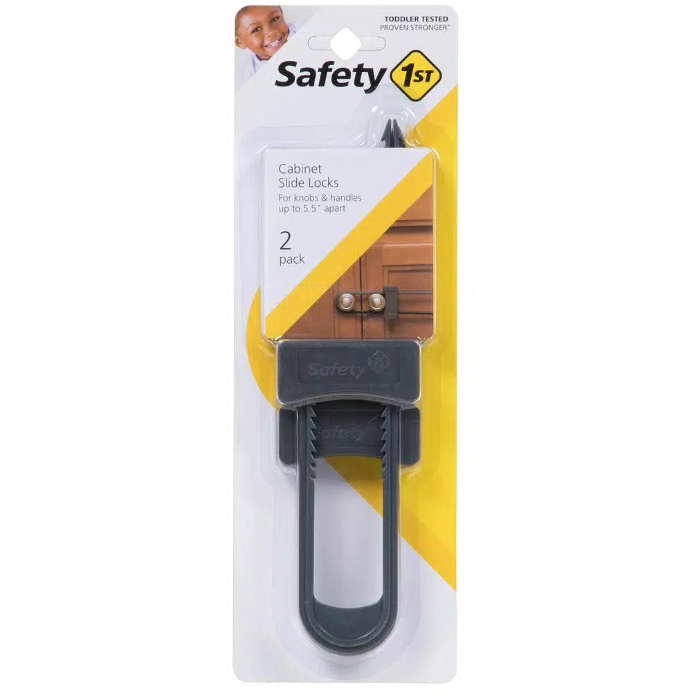 Safety 1st Double Door Decor Slide Lock (2-Pack)