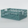 Heritage Lace Mode Crochet Polypropylene Decorative Basket