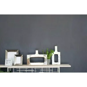 A & B Home Keyhole Silver Vase