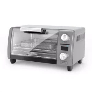 BLACK+DECKER Crisp 'n Bake 4-Slice Silver Countertop Oven