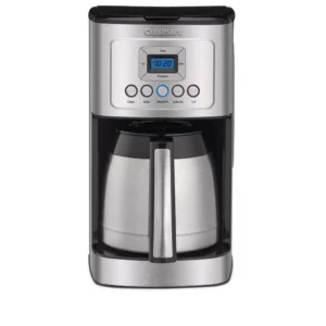 Cuisinart 12-Cup Programmable Silver Coffee Maker with Built-In Timer