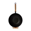 Honey-Can-Do Joyce Chen 10-Piece Set 14 in. Silver Steel Non-Stick Wok, Lid, 2-Racks, Paddle, 12 in. Spatula, 12 in. Tongs & More