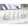 Kate and Laurel Felicia Silver Decorative Tray