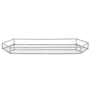 Kate and Laurel Felicia Silver Decorative Tray