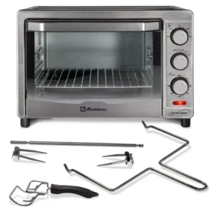 Koblenz Kitchen Magic Collection Silver 24-Liter Oven with Rotisserie
