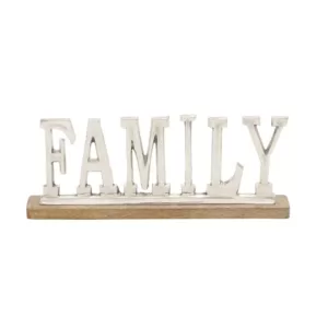 LITTON LANE 15 in. x 6 in. Silver Aluminum