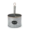Mind Reader Silver Metal 4 Section Utensil Holder, Cutlery Holder, Utensil Caddy