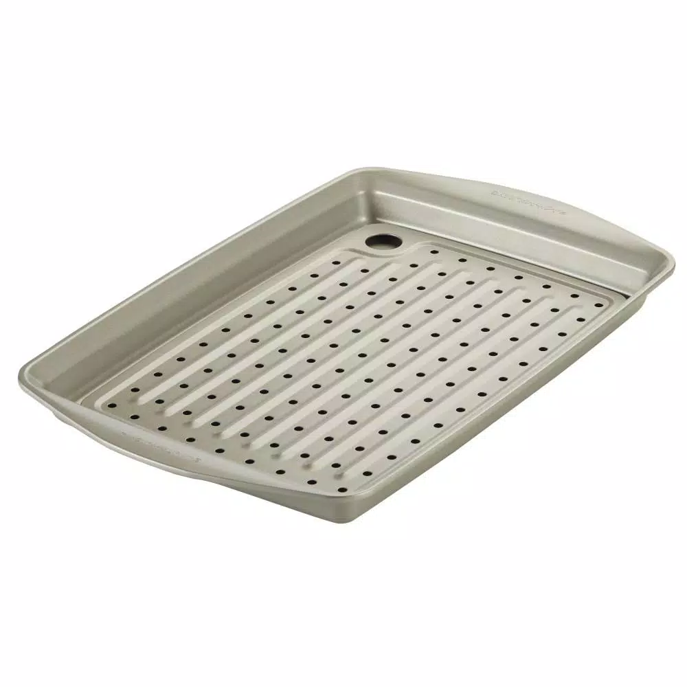 Rachael Ray Nonstick Bakeware Set, 10-Piece, Silver