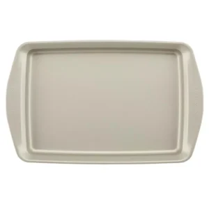 Rachael Ray Nonstick Bakeware Cookie Pan Set, 3-Piece, Silver