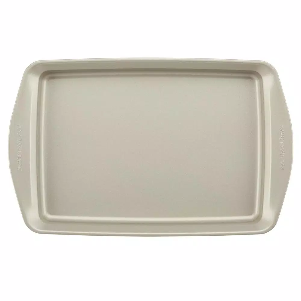 Rachael Ray 3-Piece Nonstick Bakeware in Silver with Swing Lid Pan Set