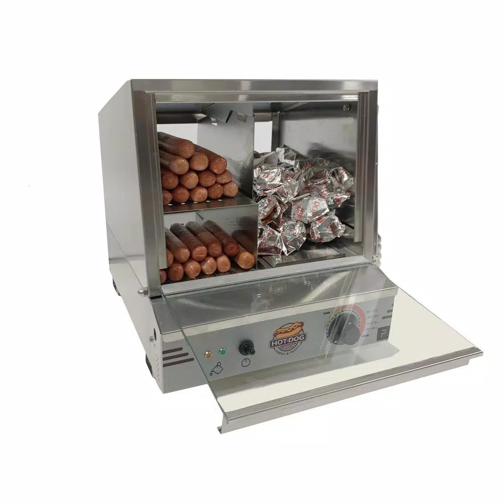 Paragon Pro Series Stainless Steel Hot Dog Steamer
