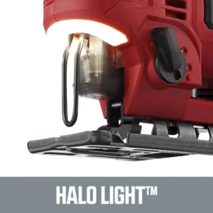 Skil 6 Amp Corded Electric Orbital Jigsaw with Built-In Halo Light and 2 Blades