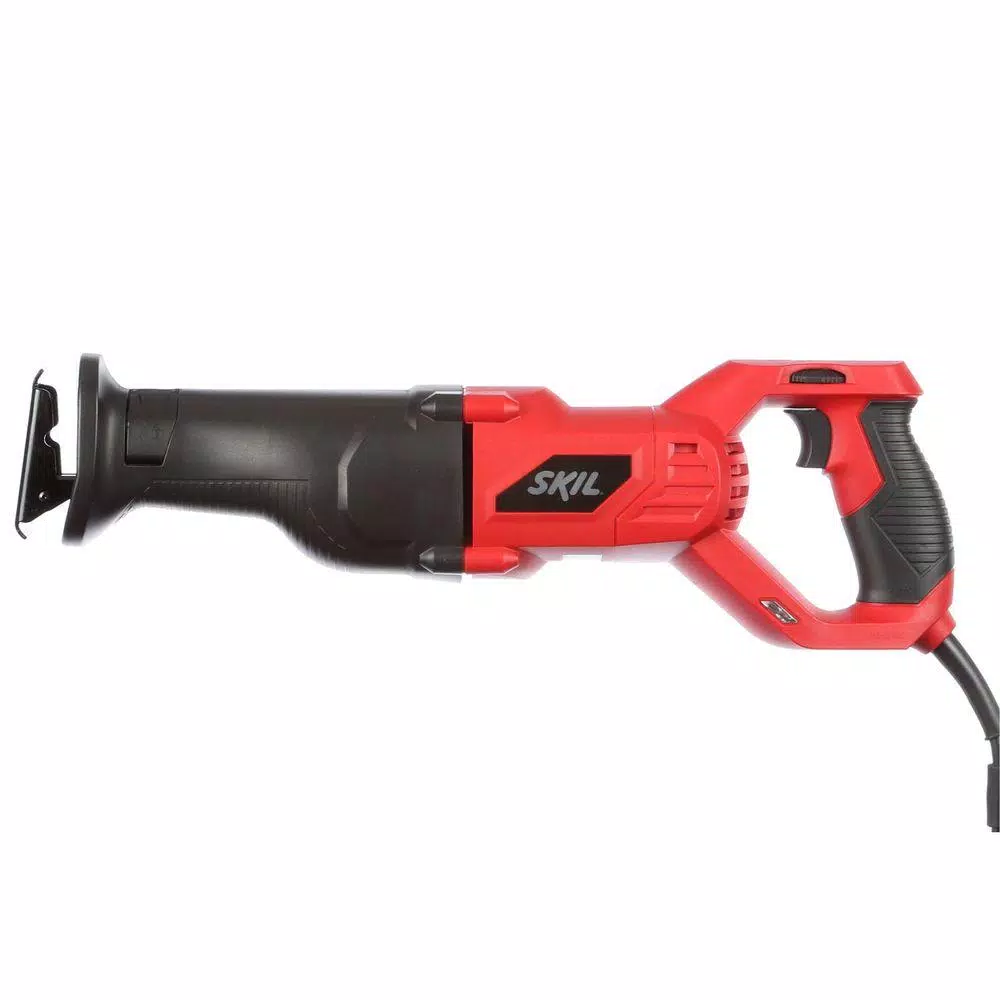 Skil 9 Amp Corded Electric Variable Speed Reciprocating Saw with Wood Cutting Blade