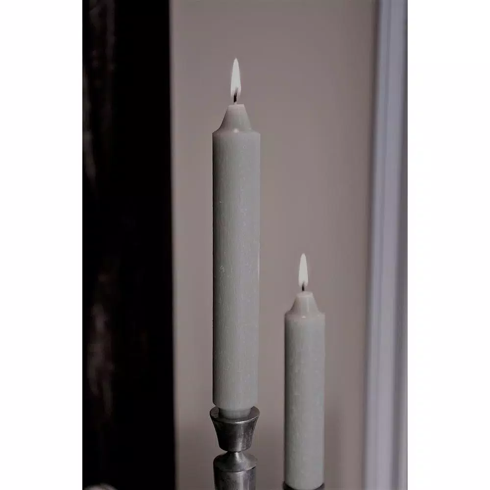 ROOT CANDLES 7 in. Timberline Collenette Sky Dinner Candle (Box of 4)