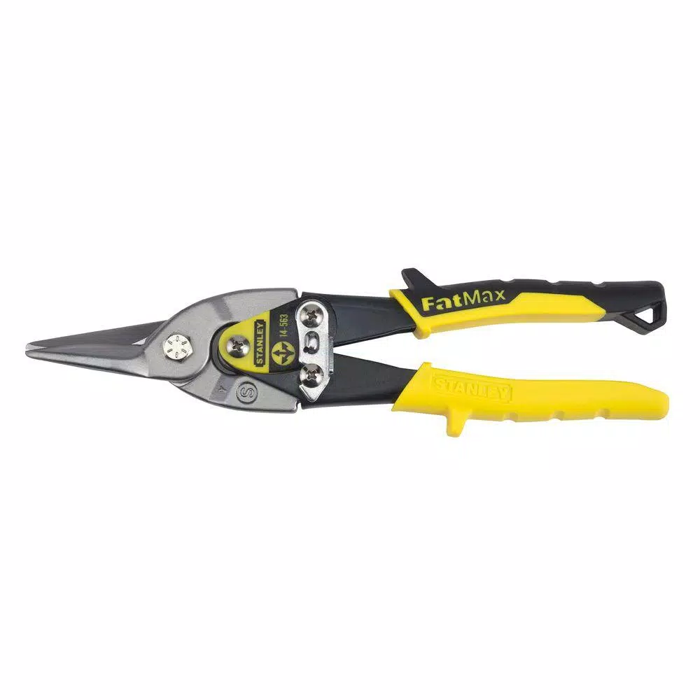 Stanley 10 in. FatMax Straight Cut Compound Action Aviation Snip