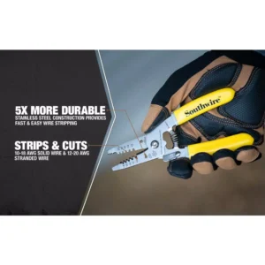 Southwire 6 in. Compact Wire Stripper 10 AWG -18 AWG