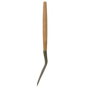 Home Basics Karina Grey High-Heat Resistance Non-Stick Safe Silicone Slotted Spatula with Easy Grip Beech Wood Handle