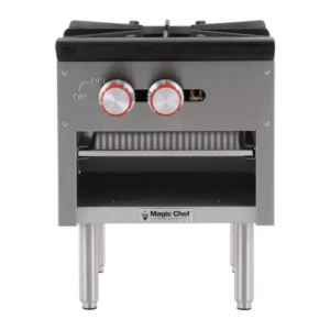 Magic Chef Commercial Countertop Single Stock Pot Gas Cooktop
