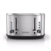 BLACK+DECKER 4-Slice Stainless Steel Extra-Wide Slot Toaster with Crumb Tray