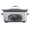 BLACK+DECKER 6.5 Quart Stainless Steel Slow Cooker