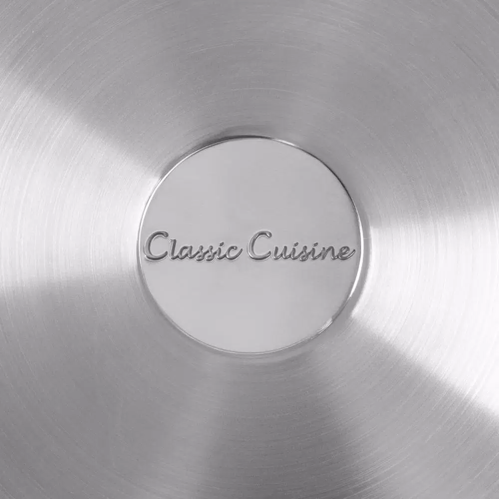 Classic Cuisine 1.5 Qt. Stainless Steel Double Boiler Saucepan with Lid
