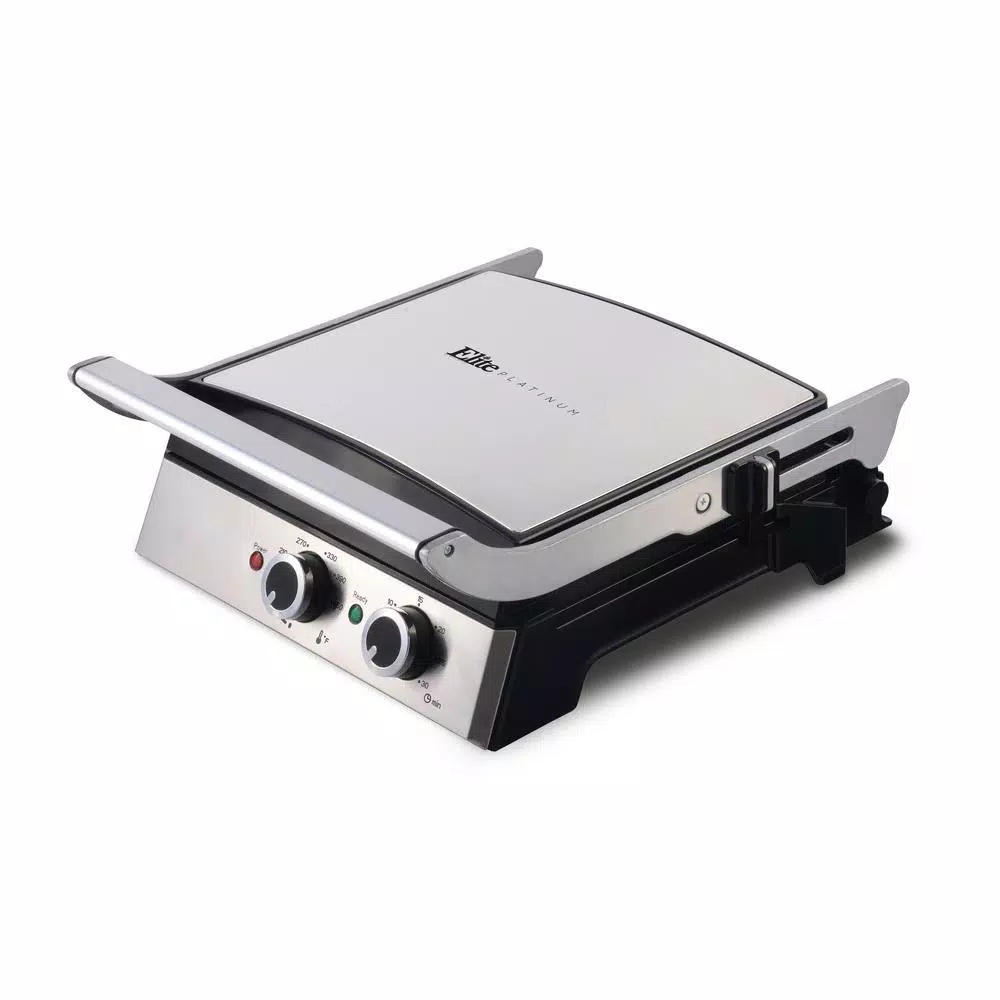 Elite 99 sq. in. Stainless Steel Indoor Grill and Griddle